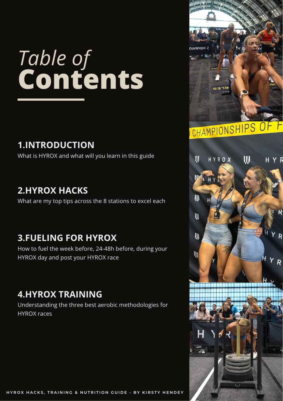 HYROX Hacks, Training & Nutrition Guide